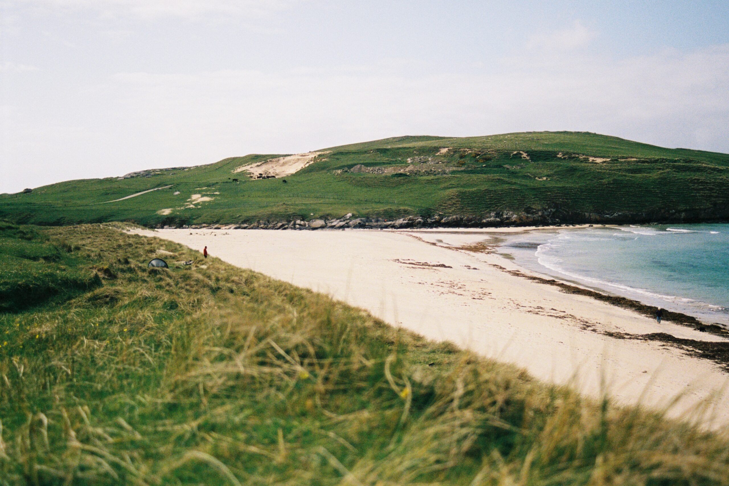 Horgabost Campsite on the Isle of Harris, Scotland