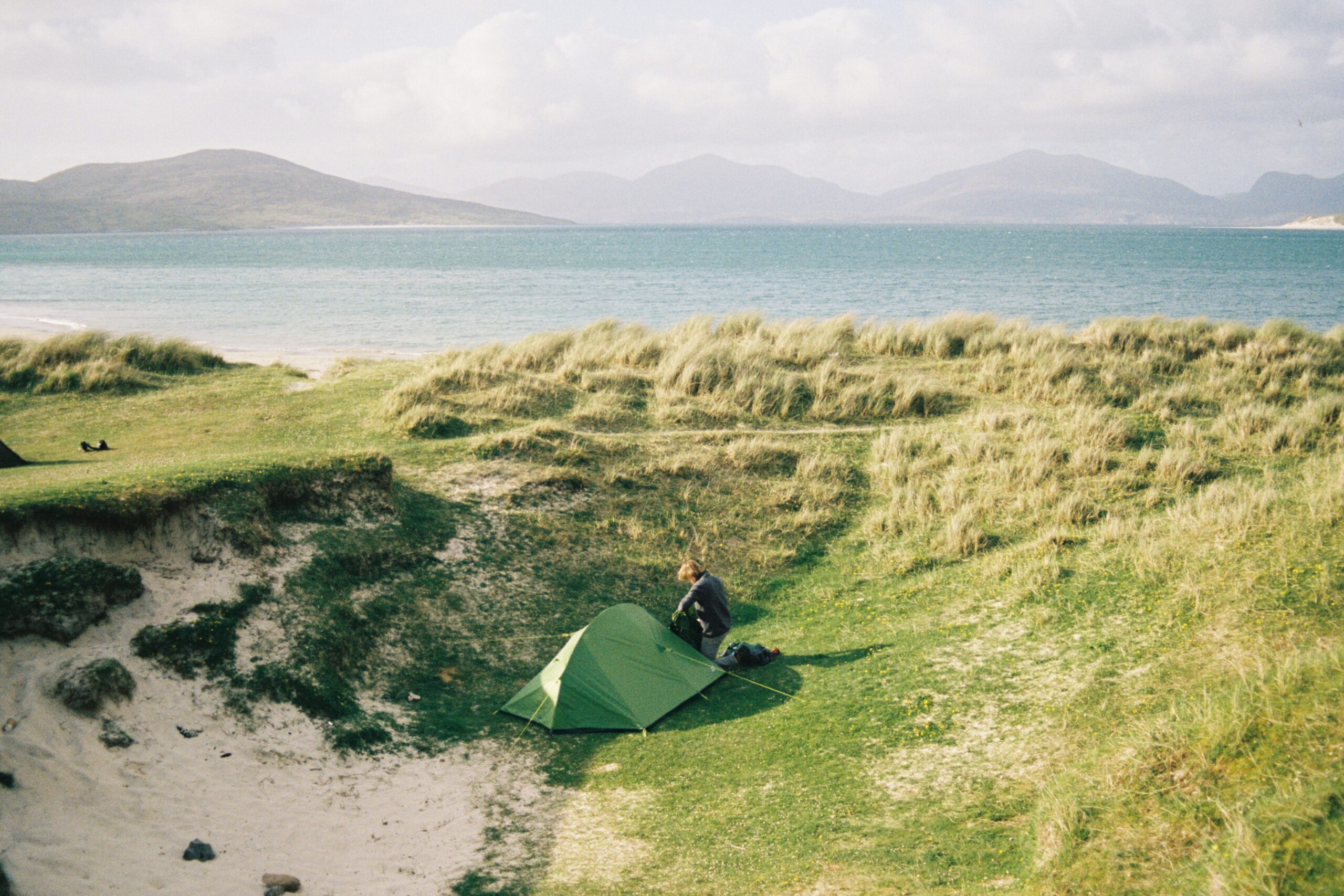 Horgabost Campsite on the Isle of Harris, Scotland