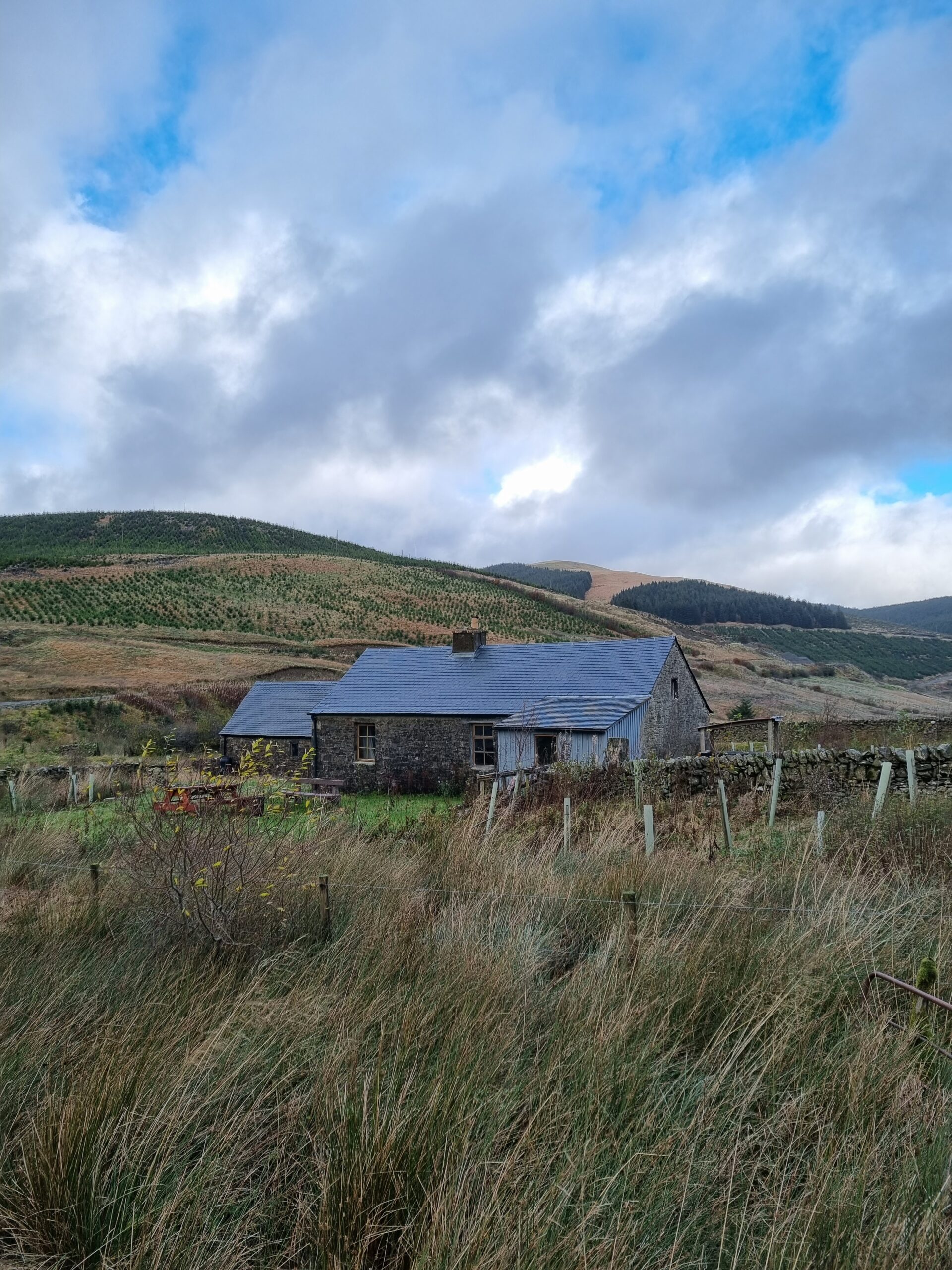 Over Phawhope Bothy in the Southern Uplands, Scotland
