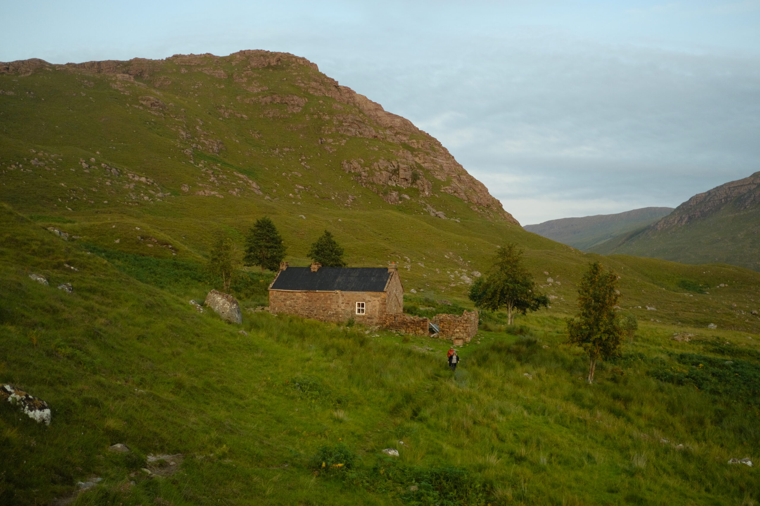 Shenavall Bothy in the Fisherfield Forest, Scottish Highlands