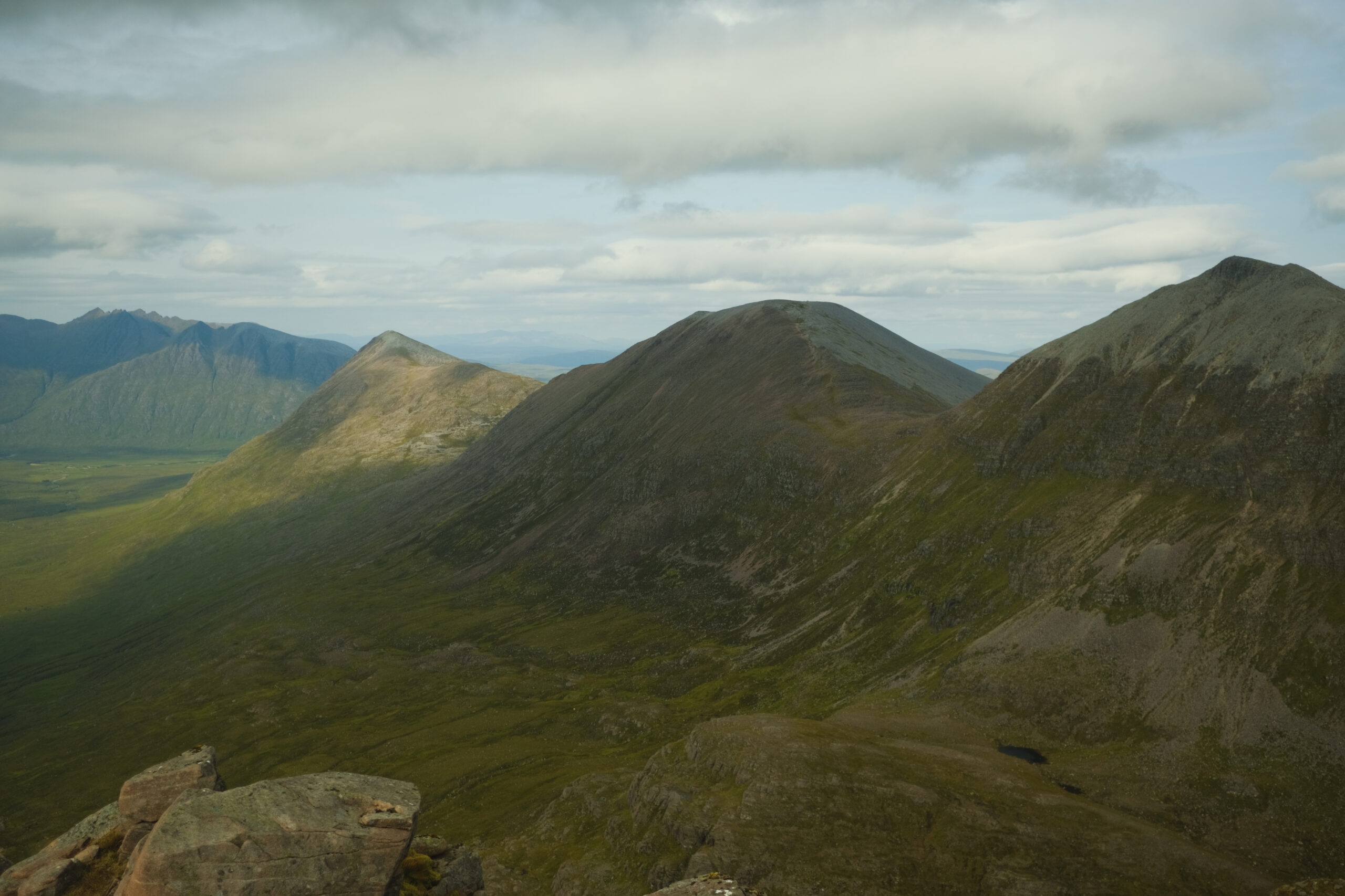 The hills of the Fisherfield Forest, Scottish Highlands