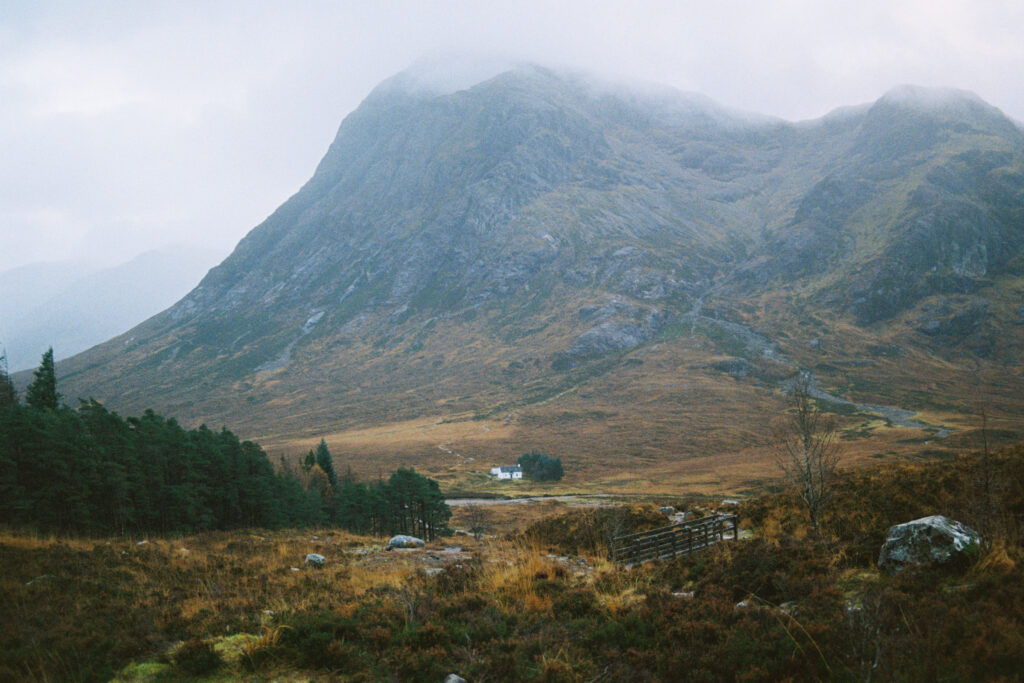 View over to Buachaille Etive Mòr, Glen Coe, Scottish Highlands