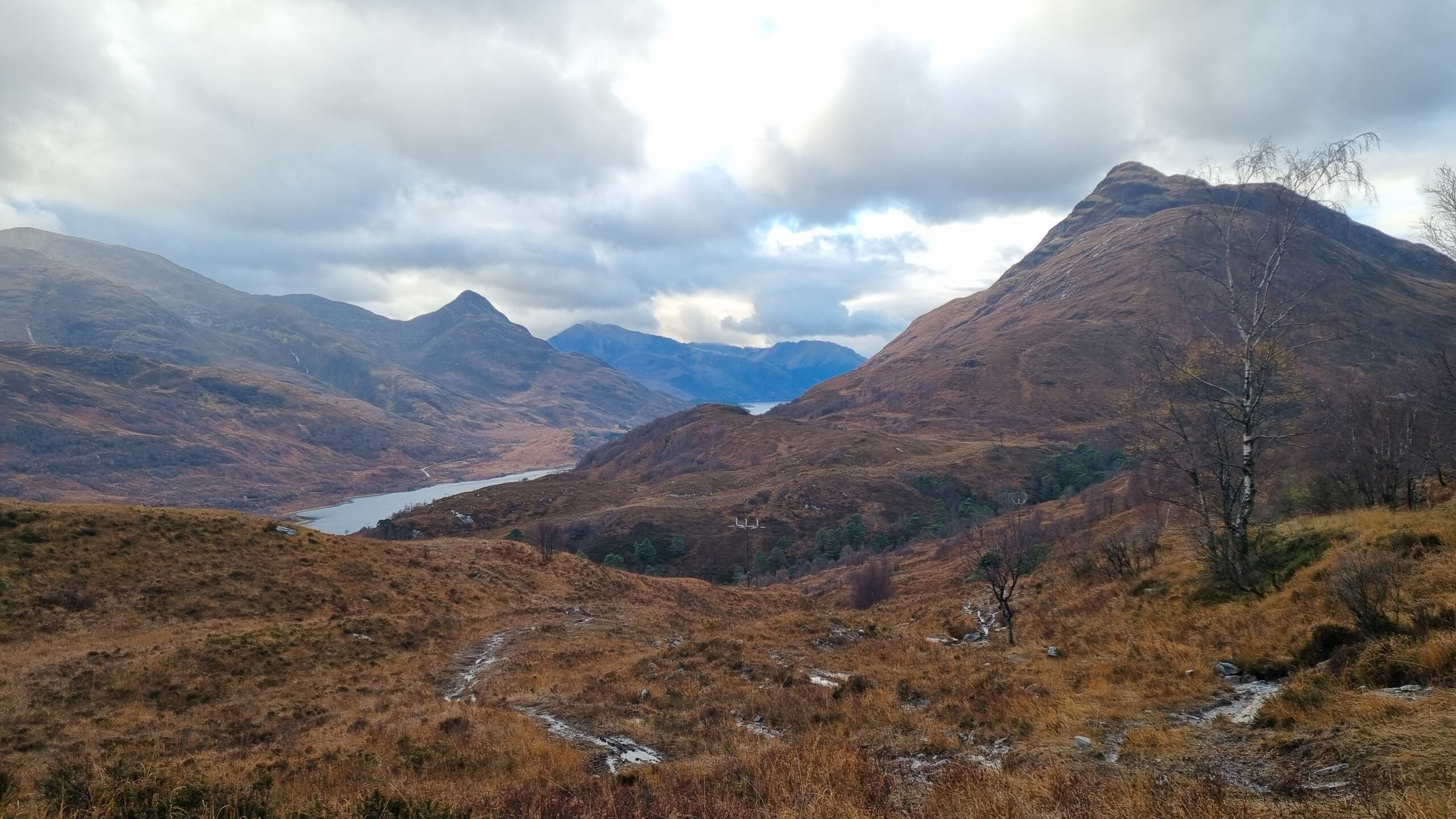West Highland Way above Loch Leven