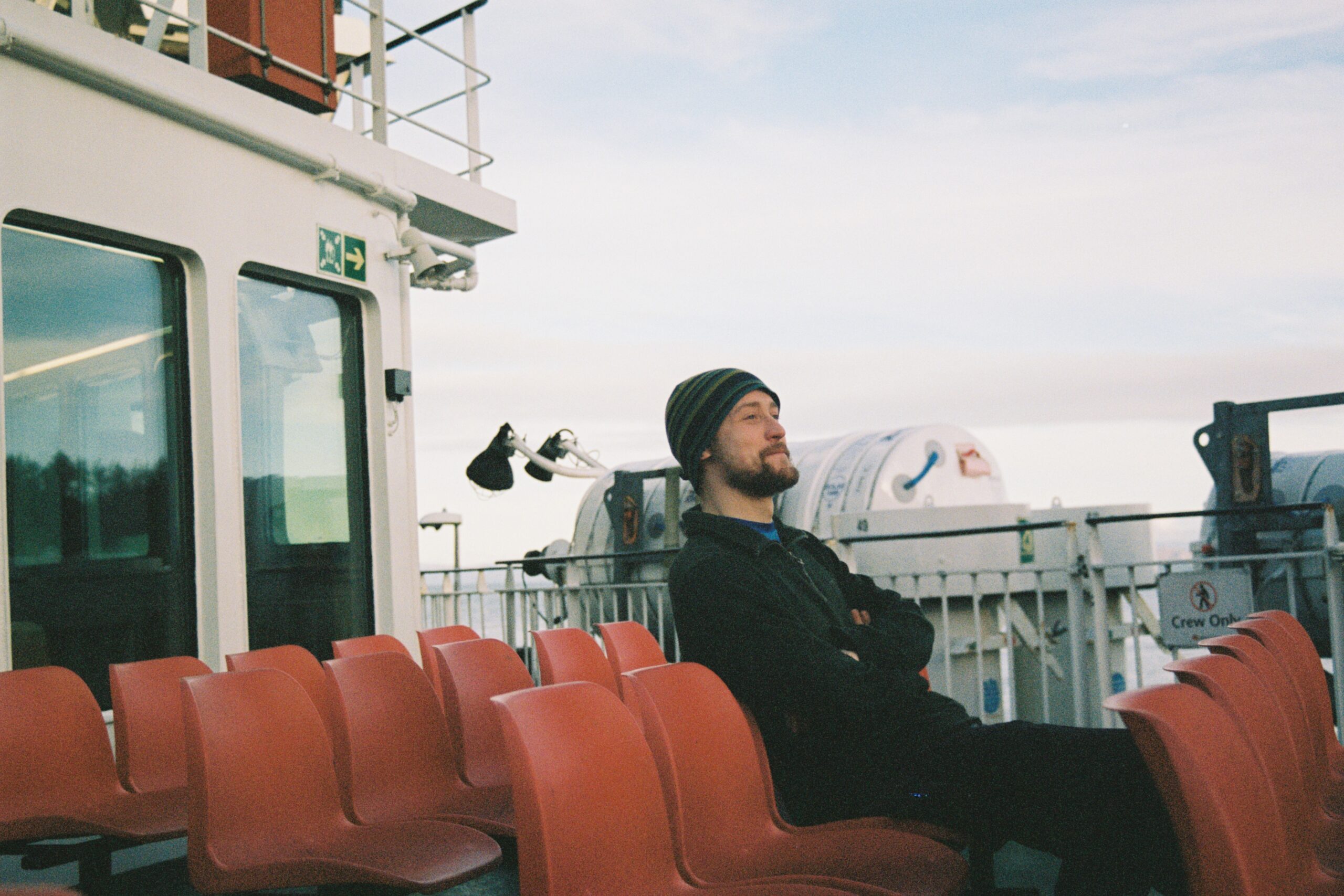 Ferry in the Inner Hebrides, Scotland