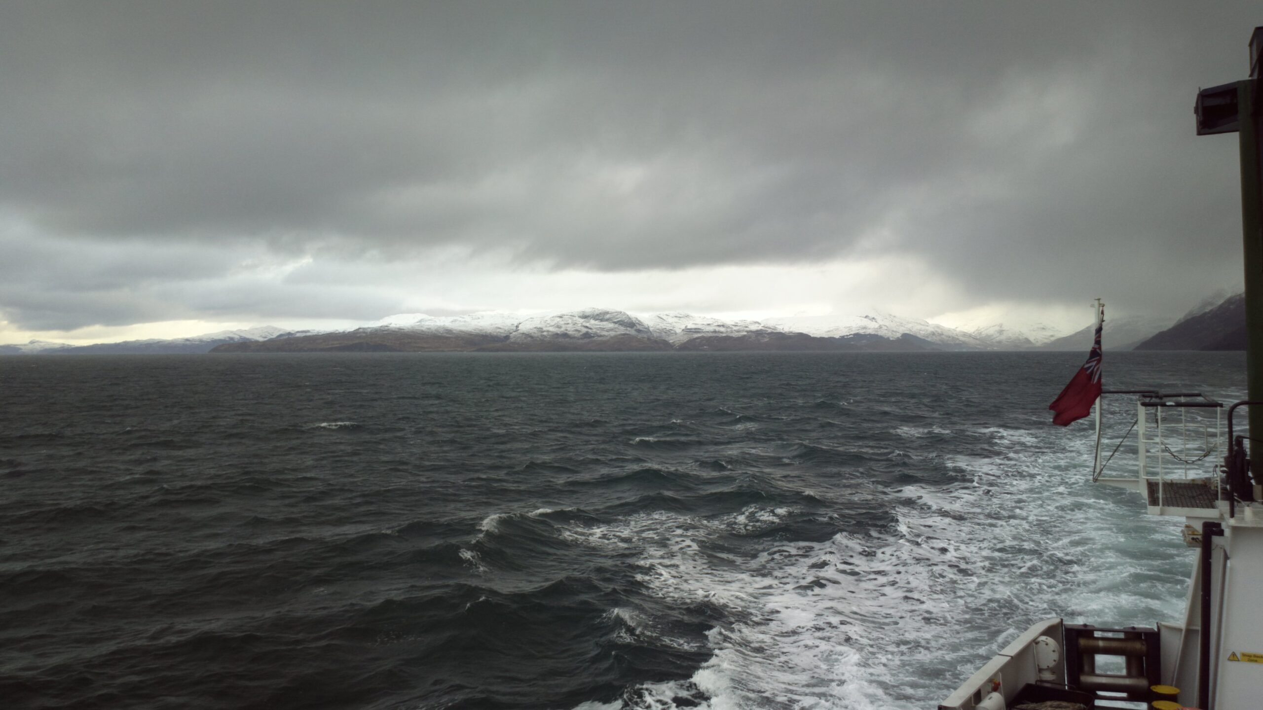 Knoydart, Scotland from a ferry